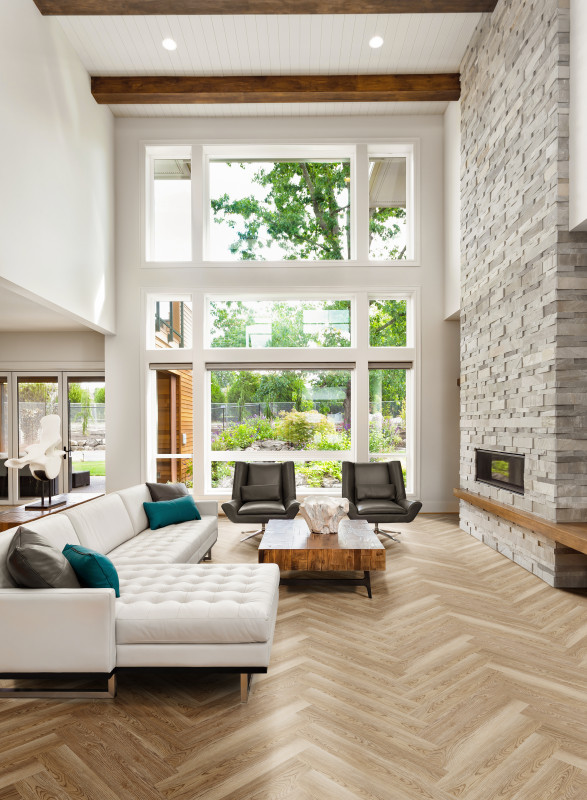 LVT / Linha Essence 30 / Residencial / Sala de estar e jantar / Malva / 24368711