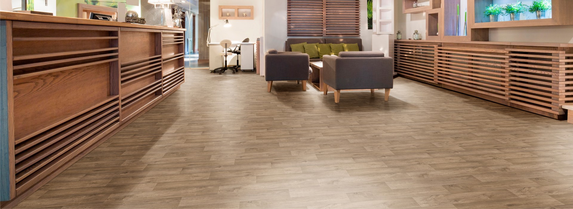 Piso Vinílico em Mantas Comerciais